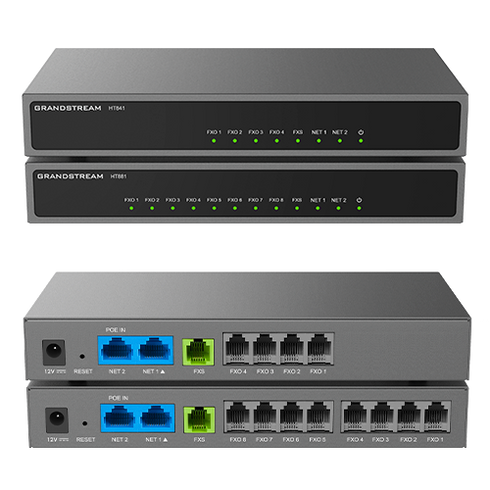 Grandstream HT812 ATA w/ Two (2) FXS ports & Gigabit ports