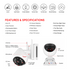 Imperial 4G LTE Wireless Security Camera Human Tracking Two-Way Audio
