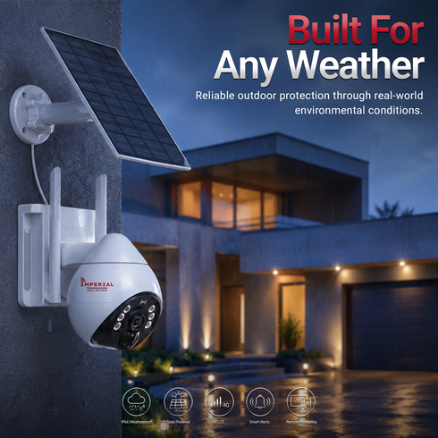 Imperial 4G LTE Wireless Security Camera Human Tracking Two-Way Audio
