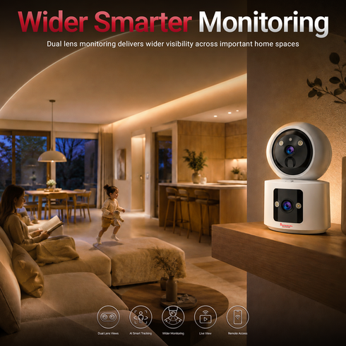 Imperial Dual Band WiFi PTZ Security Camera Motion Detection