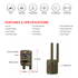 Imperial 4G LTE Solar Security Camera AI Detection Night Vision